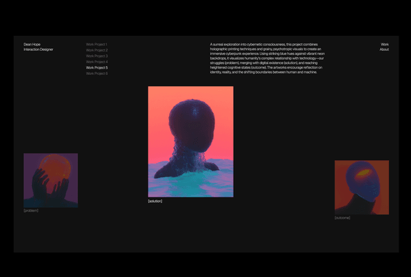 Portfolio Concept - Design Exploration project from 2024
