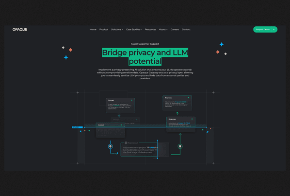 Opaque - Brand & Web Development project from 2024: A comprehensive design exploration featuring modern aesthetics and innovative visual solutions.